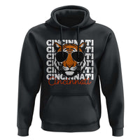 Cincinnati Tiger Hoodie Retro Vintage Novelty Sports Fan - Wonder Print Shop