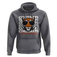 Cincinnati Tiger Hoodie Retro Vintage Novelty Sports Fan - Wonder Print Shop