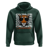 Cincinnati Tiger Hoodie Retro Vintage Novelty Sports Fan - Wonder Print Shop