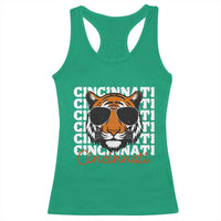 Cincinnati Tiger Racerback Tank Top Retro Vintage Novelty Sports Fan - Wonder Print Shop