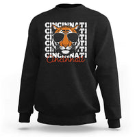 Cincinnati Tiger Sweatshirt Retro Vintage Novelty Sports Fan - Wonder Print Shop