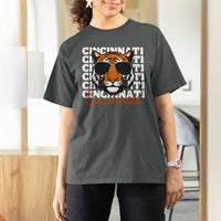 Cincinnati Tiger T Shirt For Women Retro Vintage Novelty Sports Fan - Wonder Print Shop