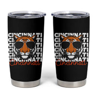 Cincinnati Tiger Tumbler Cup Retro Vintage Novelty Sports Fan - Wonder Print Shop
