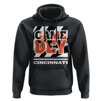 Cincinnati Hoodie Retro Vintage Game Dey White Stripes - Wonder Print Shop