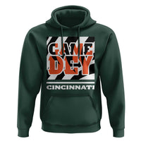 Cincinnati Hoodie Retro Vintage Game Dey White Stripes - Wonder Print Shop
