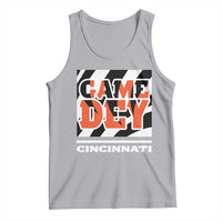 Cincinnati Tank Top Retro Vintage Game Dey White Stripes - Wonder Print Shop