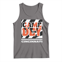 Cincinnati Tank Top Retro Vintage Game Dey White Stripes - Wonder Print Shop