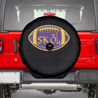 Skol Football Spare Tire Cover Retro Nordic Scandinavian Warrior Vikings Axe - Wonder Print Shop