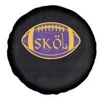 Skol Football Spare Tire Cover Retro Nordic Scandinavian Warrior Vikings Axe - Wonder Print Shop