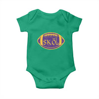 Skol Football Baby Onesie Retro Nordic Scandinavian Warrior Vikings Axe - Wonder Print Shop