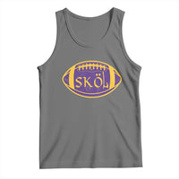 Skol Football Tank Top Retro Nordic Scandinavian Warrior Vikings Axe - Wonder Print Shop