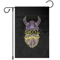 Skol Nordic Scandinavian Warrior Viking Helmet Garden Flag - Wonder Print Shop