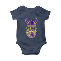 Skol Nordic Scandinavian Warrior Viking Helmet Baby Onesie - Wonder Print Shop