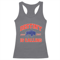 Buffalo Fan Racerback Tank Top Vintage Destiny is Calling Victory Monday - Wonder Print Shop