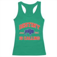 Buffalo Fan Racerback Tank Top Vintage Destiny is Calling Victory Monday - Wonder Print Shop