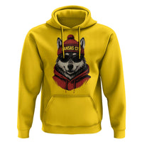 Kansas City Hoodie Vintage Retro Wolf Mascot - Wonder Print Shop