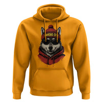 Kansas City Hoodie Vintage Retro Wolf Mascot - Wonder Print Shop