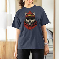 Kansas City T Shirt For Women Vintage Retro Wolf Mascot - Wonder Print Shop