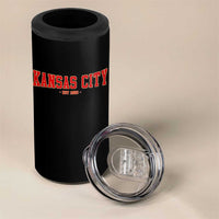 Kansas City 4 in 1 Can Cooler Tumbler Retro Style 90s Vintage Unisex Varisty - Wonder Print Shop