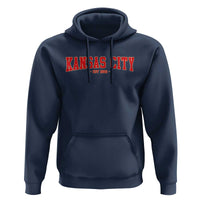 Kansas City Hoodie Retro Style 90s Vintage Unisex Varisty - Wonder Print Shop