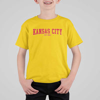 Kansas City T Shirt For Kid Retro Style 90s Vintage Unisex Varisty - Wonder Print Shop