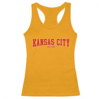 Kansas City Racerback Tank Top Retro Style 90s Vintage Unisex Varisty - Wonder Print Shop