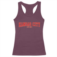 Kansas City Racerback Tank Top Retro Style 90s Vintage Unisex Varisty - Wonder Print Shop