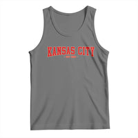 Kansas City Tank Top Retro Style 90s Vintage Unisex Varisty - Wonder Print Shop