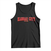 Kansas City Tank Top Retro Style 90s Vintage Unisex Varisty - Wonder Print Shop