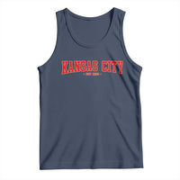 Kansas City Tank Top Retro Style 90s Vintage Unisex Varisty - Wonder Print Shop