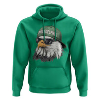 Philadelphia Fan Hoodie Retro Eagle Sports Fan - Wonder Print Shop