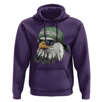 Philadelphia Fan Hoodie Retro Eagle Sports Fan - Wonder Print Shop