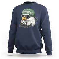 Philadelphia Fan Sweatshirt Retro Eagle Sports Fan - Wonder Print Shop