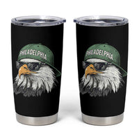 Philadelphia Fan Tumbler Cup Retro Eagle Sports Fan - Wonder Print Shop