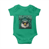 Philadelphia Fan Baby Onesie Retro Eagle Bootleg Sports Fan - Wonder Print Shop