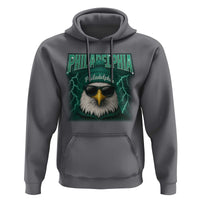 Philadelphia Fan Hoodie Retro Eagle Bootleg Sports Fan - Wonder Print Shop