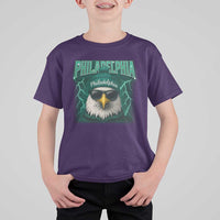 Philadelphia Fan T Shirt For Kid Retro Eagle Bootleg Sports Fan - Wonder Print Shop