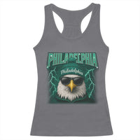 Philadelphia Fan Racerback Tank Top Retro Eagle Bootleg Sports Fan - Wonder Print Shop