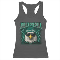 Philadelphia Fan Racerback Tank Top Retro Eagle Bootleg Sports Fan - Wonder Print Shop