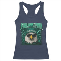 Philadelphia Fan Racerback Tank Top Retro Eagle Bootleg Sports Fan - Wonder Print Shop