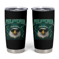Philadelphia Fan Tumbler Cup Retro Eagle Bootleg Sports Fan - Wonder Print Shop