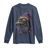 Baltimore Long Sleeve Shirt Vintage Maryland Edgar Allan Poe Raven Game Day - Wonder Print Shop