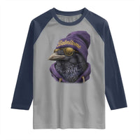Baltimore Raglan Shirt Vintage Maryland Edgar Allan Poe Raven Game Day - Wonder Print Shop