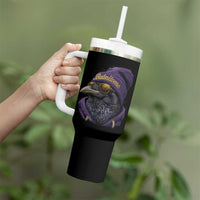Baltimore Tumbler With Handle Vintage Maryland Edgar Allan Poe Raven Game Day - Wonder Print Shop