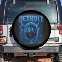 Retro Detroit Football Spare Tire Cover Love Lions Bootleg Vintage Rap Tee - Wonder Print Shop