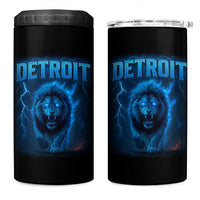 Retro Detroit Football 4 in 1 Can Cooler Tumbler Love Lions Bootleg Vintage Rap Tee - Wonder Print Shop