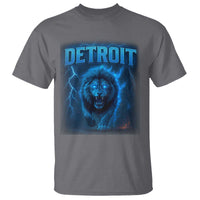 Retro Detroit Football T Shirt Love Lions Bootleg Vintage Rap Tee - Wonder Print Shop
