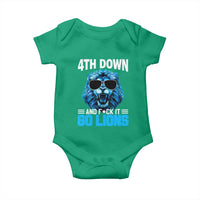4th Down F*ck It Go Lions Baby Onesie Funny Bold Game Day - Wonder Print Shop