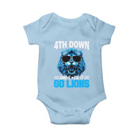 4th Down F*ck It Go Lions Baby Onesie Funny Bold Game Day - Wonder Print Shop