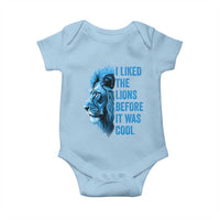I Liked The Lions Before It Was Cool Baby Onesie Vintage Rap Tee - Wonder Print Shop
